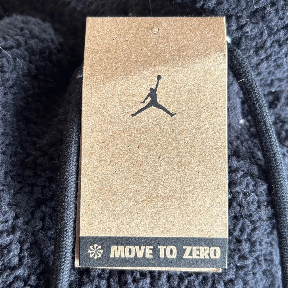 Nike‎ Jordan Flight High-Pile Fleece Cargo Pants Joggers Black Size M NWT